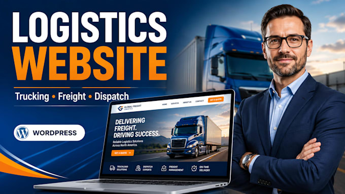 build logistics website trucking dispatch freight shipping website