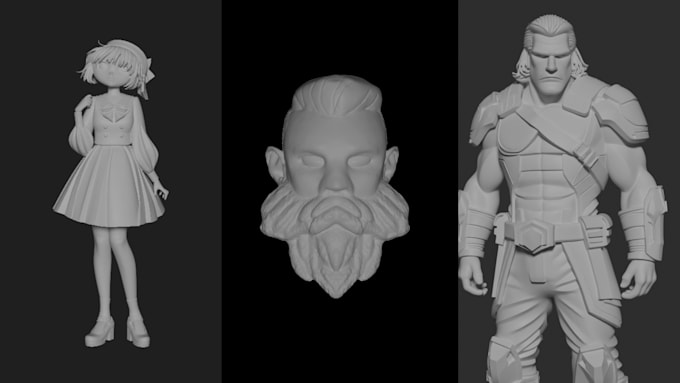 do perfect 3d animation, 3d printing models,3d characters