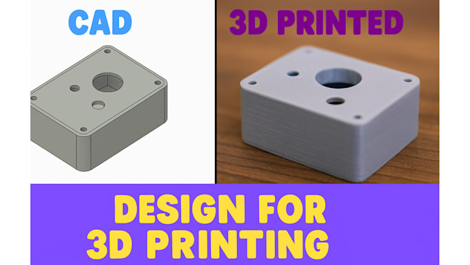 design 3d cad model for 3d printing, edit or repair stl file