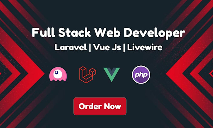 be your full stack developer using laravel, vue js