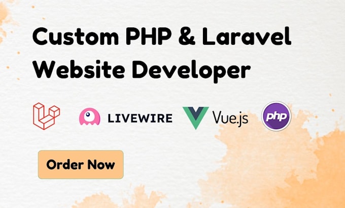 fix and develop custom PHP, laravel and livewire website