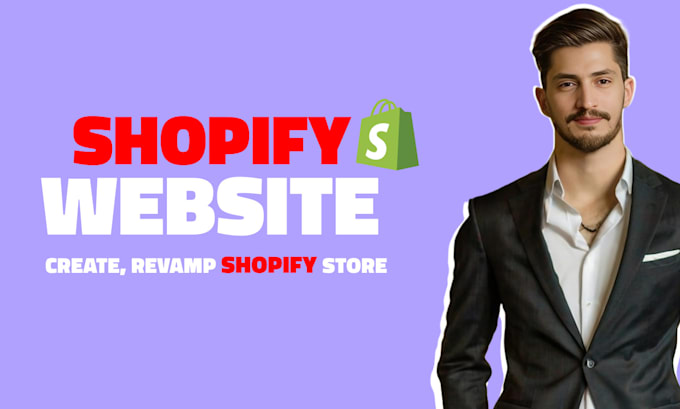 build shopify website, design or redesign shopify store, dropshipping store