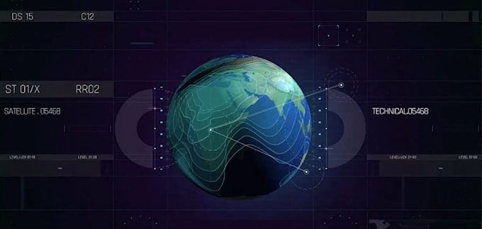 do 2d hud animation UX design futuristic hologram interface graphics visual