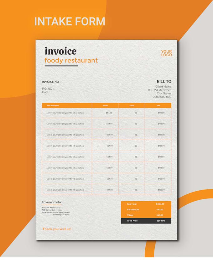 provide unique intake form, checklist form, referral form