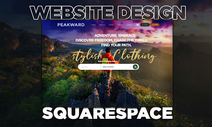 build responsive squarespace website and blogs for you