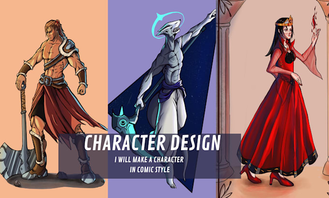 character design in comic style
