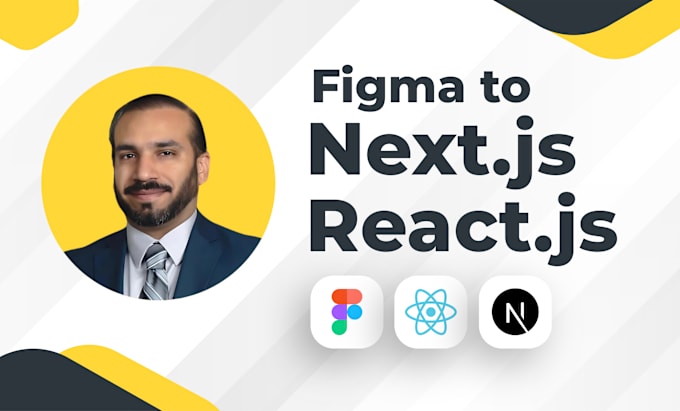Convert figma design to next js , figma to react js website