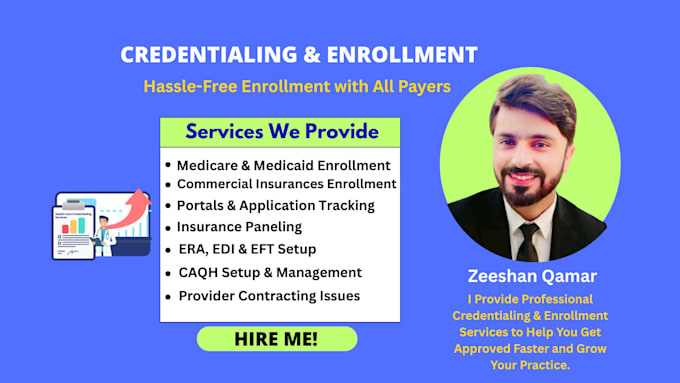 do insurance credentialing, medical billing and coding