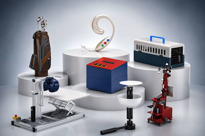be 3d industrial designer for 3d models and 3d product rendering