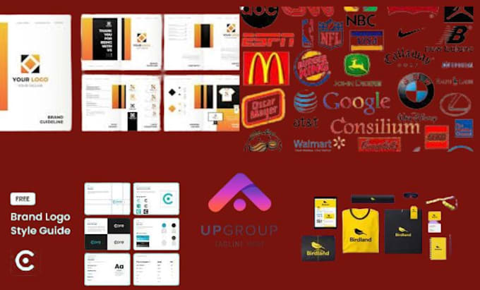 Design business logo and brand identity, brand guidelines, branding kit ...