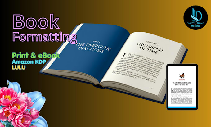 do KDP book typesetting, interior layout design, ebook print book formatter