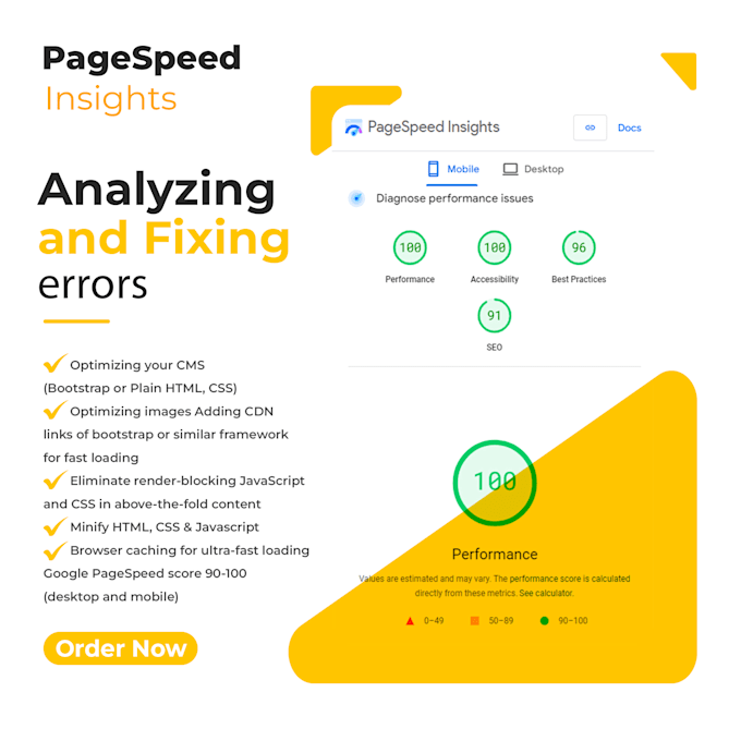 do website speed optimization for google pagespeed insight