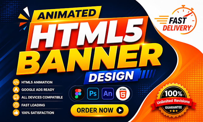 design animated HTML5 banners for google display ads