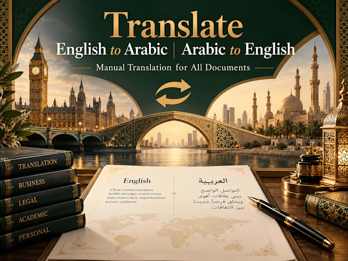 translate english to arabic and arabic to english