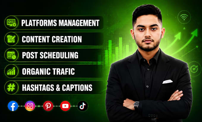 be your social media marketing manager and digital marketing manager