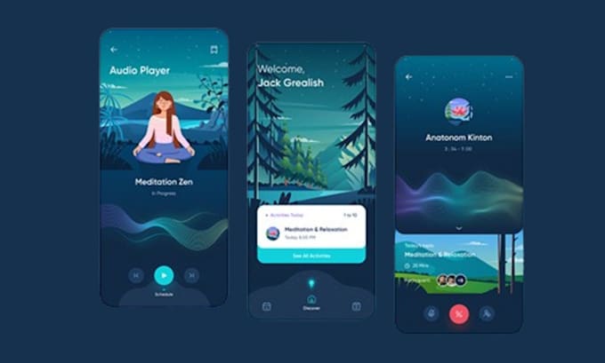 develop meditation app, affirmation app for android and ios