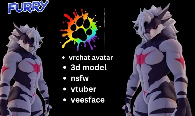 create 3d model, vrchat avatar, nsfw, vtuber