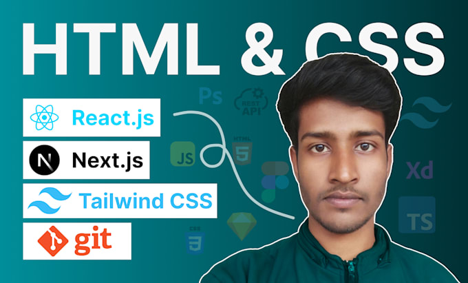 Convert figma to html, tailwind css, figma to react, next js front end ...
