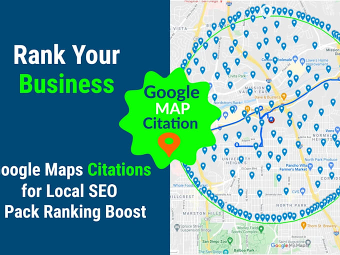 create 12,000 google maps citations for gmb ranking and local SEO