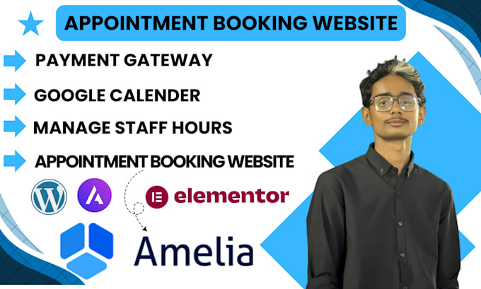 install licensed amelia booking plugin for your site or complete booking site