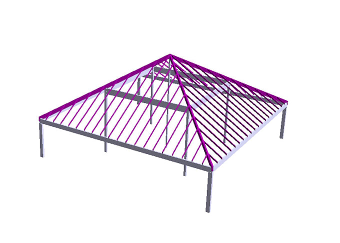 roof rafter and make quantity takeoff