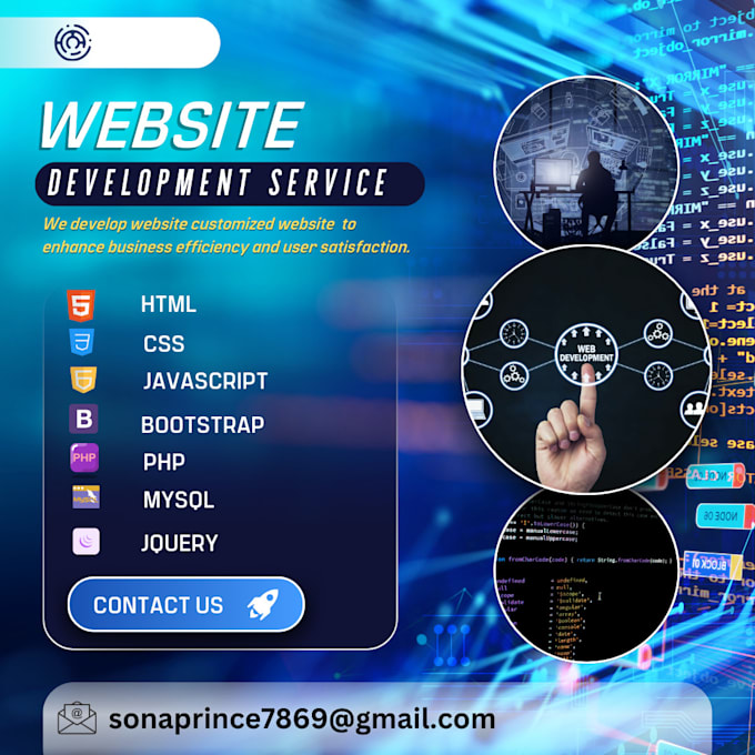 Design responsive website using html, css, javascript, and bootstrap by ...