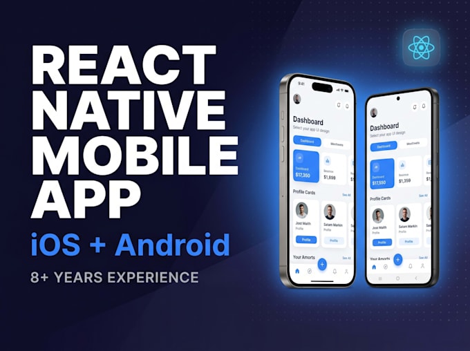 expert custom react native developer for IOS and android app