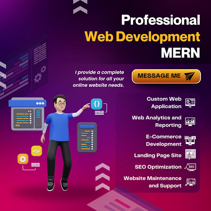 be your only pern and mern stack developer
