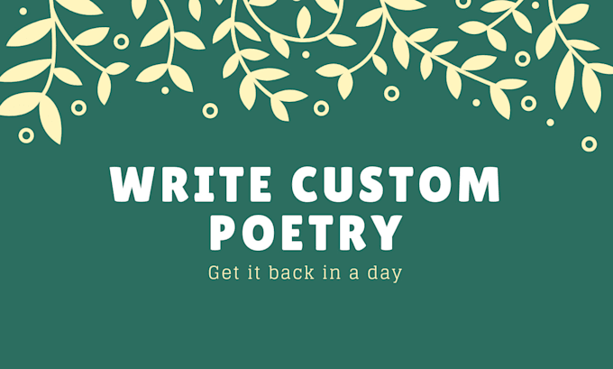 write a short poem for you