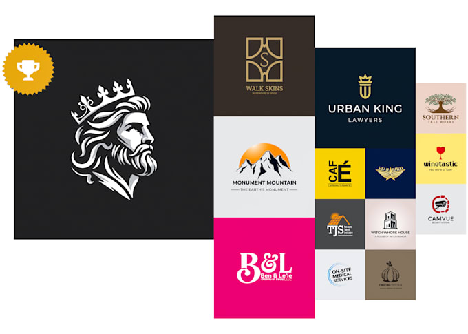 design premium unique business logo
