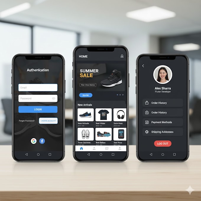 provide flutter mobile app development