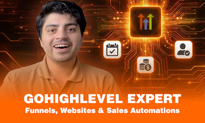 build your gohighlevel website, ghl funnel and automation