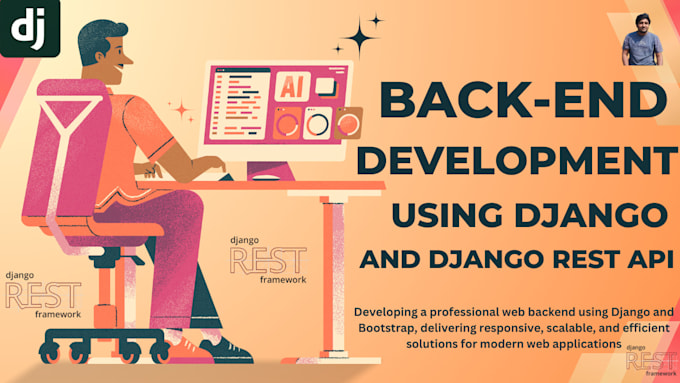 develop a responsive django web backend with bootstrap