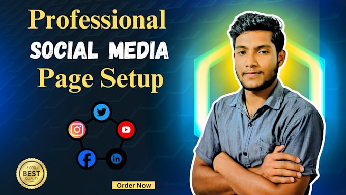 expertly create social media account and setup business page