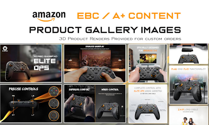 design amazon listing and ebc content that sells