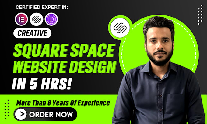 build a professional and responsive squarespace website