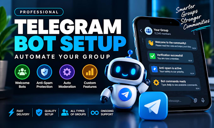 create and set up telegram bots for your community