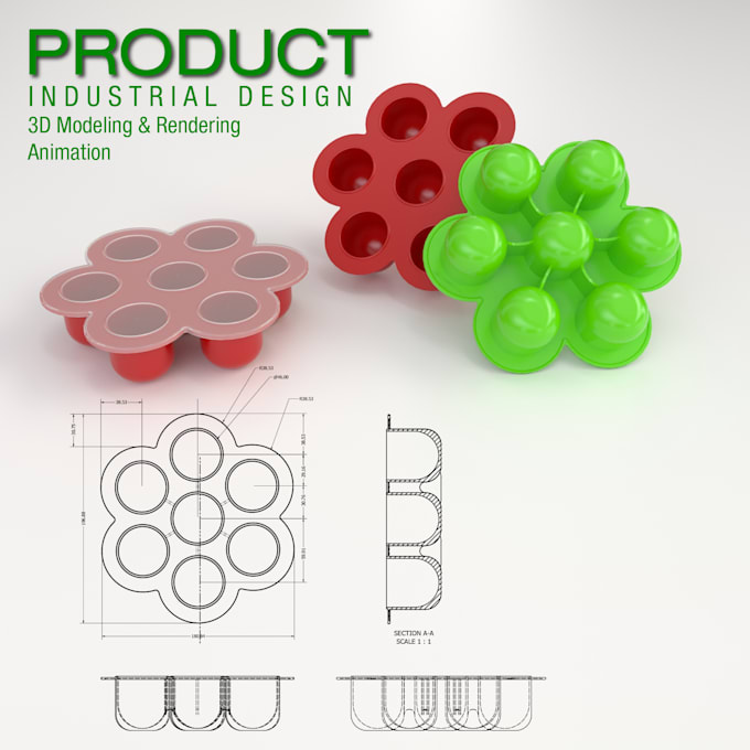 provide product design services and 3d modeling, cad print
