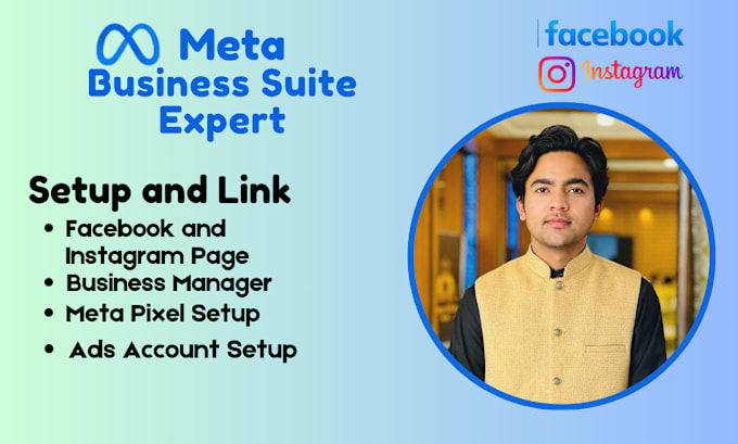 setup meta business suite, fix issues, and setup ads account