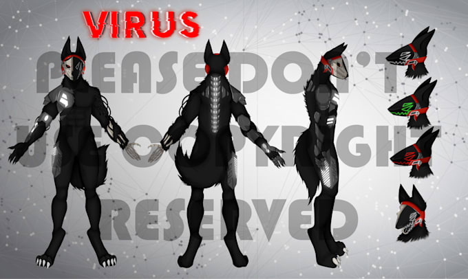 create your furry reference sheet