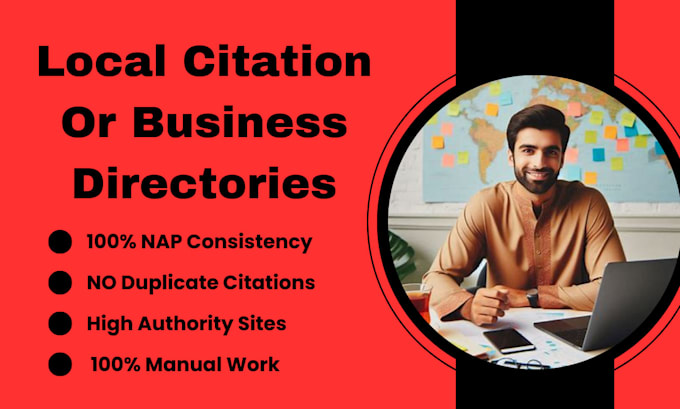 create 120 local citations for garman, austria, south korea and japan