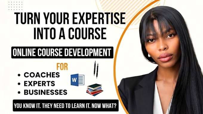 create online course content elearning course curriculum, lesson plan and ppt