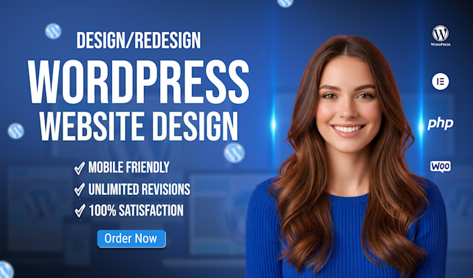 Build wordpress website development, design, redesign clone customize ...