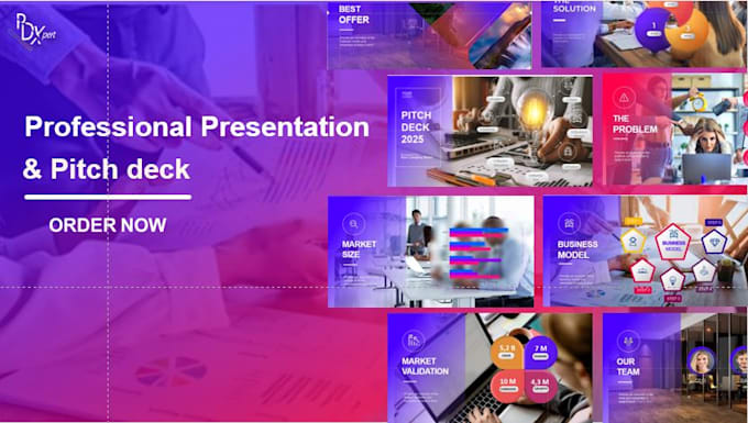 Design modern powerpoint templates and investor pitch deck by ...