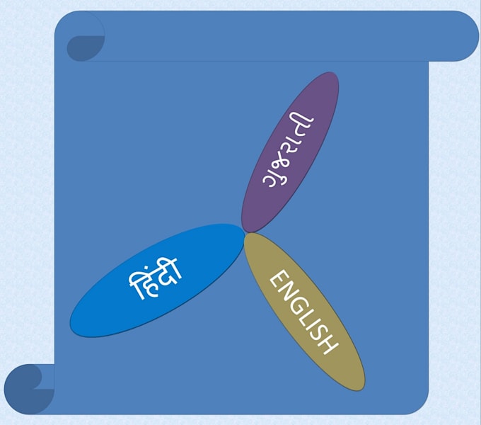 Translate english to gujarati or hindi by Theartbybk Fiverr