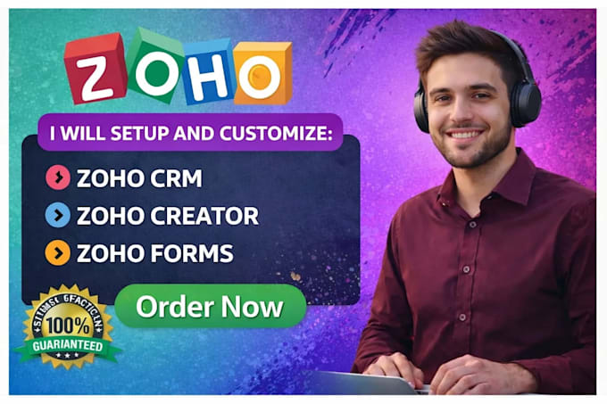 be your zoho CRM, zoho creator and zoho one expert