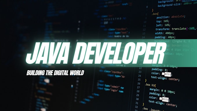 be your java developer
