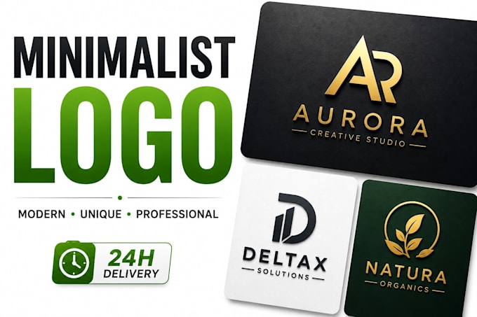 design a modern minimalist logo for your business