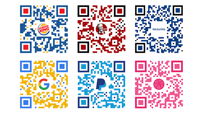Create professional qr code design with your logo by Teraunits | Fiverr