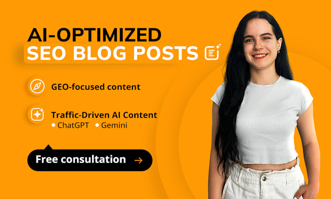 write ai optimized SEO blog posts